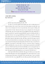 Đề thi học kì 1 Văn 11 Chân trời sáng tạo - Đề số 1